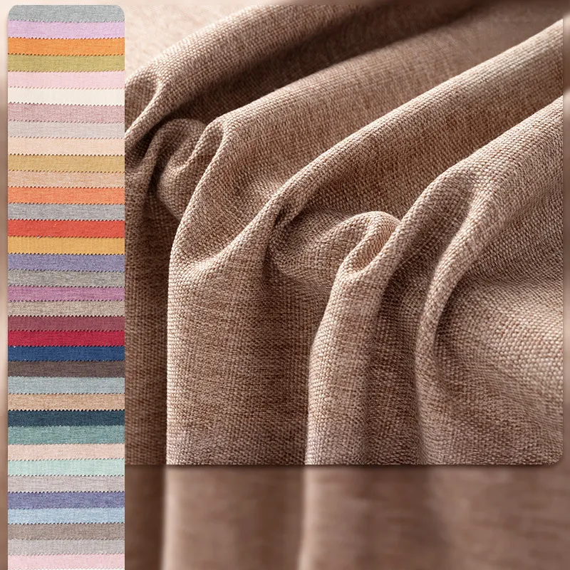 Záclonová tkanina z umelého ľanu