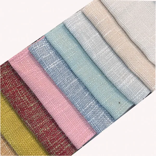 100% Polyester and linen blend upholstery fabric for Sofa Cover