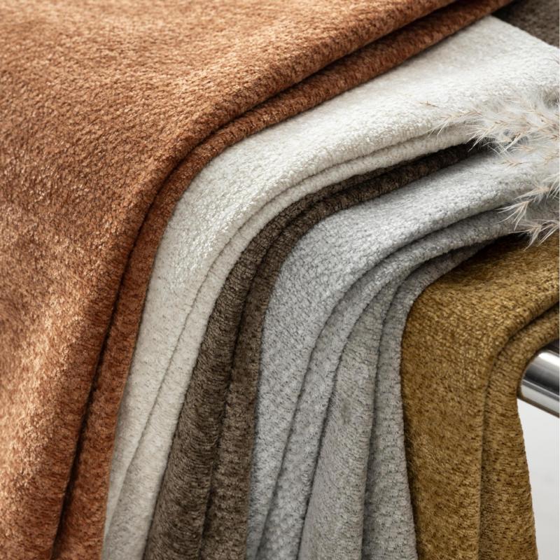 Fleecová ženilková záclonová tkanina so snehovými vločkami